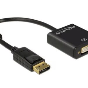 DeLOCK 62599 vaizdo kabelio adapteris 0,2 m DisplayPort DVI-I Juoda - Image 3