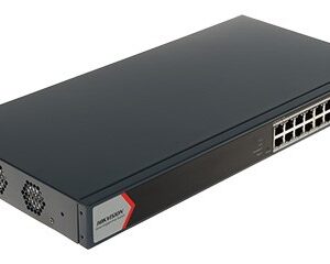 Hikvision DS-3E1518P-EI tinklo komutatorius Valdomas Gigabit Ethernet (10/100/1000) Maitinimas per Eternetą (PoE) Pilka - Image 2