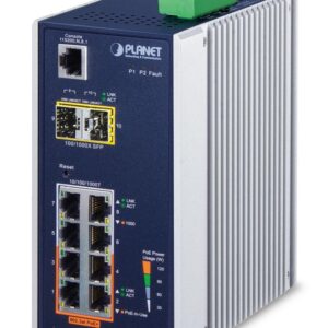 PLANET IGS-4215-4P4T2S tinklo komutatorius Valdomas L2/L4 Gigabit Ethernet (10/100/1000) Maitinimas per Eternetą (PoE) Mėlyna, Balta - Image 2