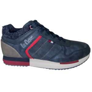 Lee Cooper Men's Shoes Navy Red LCJ-21-29-0642M - Image 2