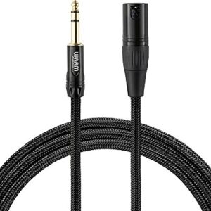 Warm Audio PREM-XLRM-TRSM-6 garso kabelis 1,8 m XLR 6.35mm TRS Juoda - Image 2
