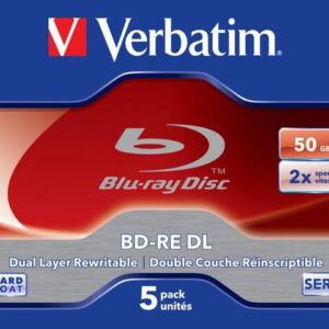 Verbatim BD-RE DL 50GB 2 x 5 Pack Jewel Case 5 vnt - Image 3