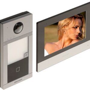 Hikvision DS-KIS604-S(C) vaizdo telefonspynės sistema 2 MP 17,8 cm (7") Juoda, Pilka, Sidabras - Image 3
