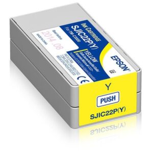 Epson SJIC22P(Y) rašalo kasetė 1 vnt Originalus Geltona - Image 2