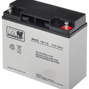MW Power MWS 18-12 UPS akumuliatorius Rūgštinis akumuliatorius (VRLA) 12 V 18 Ah - Image 2