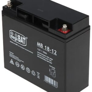 MegaBat MB 18-12 UPS akumuliatorius Rūgštinis akumuliatorius (VRLA) 12 V 18 Ah - Image 2