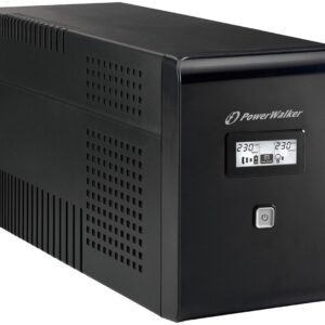 PowerWalker VI 2000 LCD nepertraukiamo maitinimo resursai (UPS) 2 kVA 1200 W 2 AC išvestis(ys / čių) - Image 3