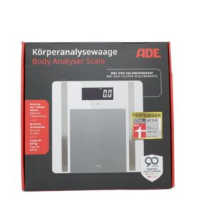 ADE BA2300-2 asmeninės svarstyklės Kvadratas Balta Elektroninės vonios svarstyklės - Image 2