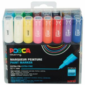 POSCA PC-1M Multi spalvos 16 vnt - Image 2