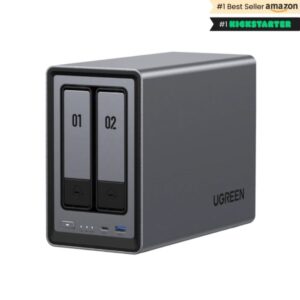 Ugreen NASync DXP2800 NAS System 2-Bay Kompaktiškos Intel® N N100 8 GB DDR5 0 TB UGOS Pro Juoda - Image 2