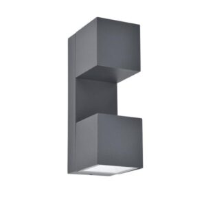 Sieninis lauko šviestuvas Fari LED 10W3K 1200LM IP54t. pilka