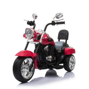 Vaikiškas elektrinis motociklas TR1501, mėlyna/raudona/