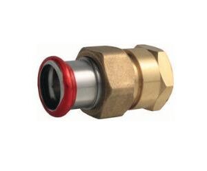 Presuojamas adapteris Assotherm trigubas, FF, 1/2, Ø15 mm
