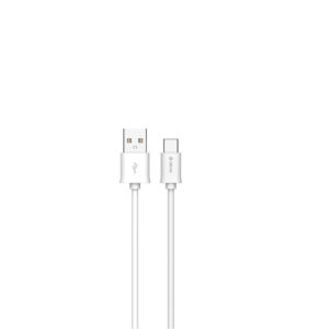 Devia laidas Smart EC082 USB - USB-C 1,0 m 2,1A baltas - Image 2
