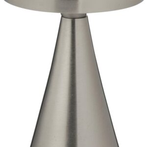 Žvakidė A67102360, aliuminis, 13 cm, sidabro sp.