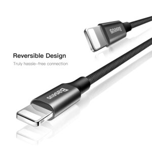 Baseus laidas Yiven USB - Lightning 1,8 m 2A juodas - Image 6