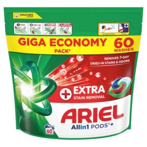 Skalbimo kapsulės Ariel All-in-1 PODS, 60 vnt. - Image 2