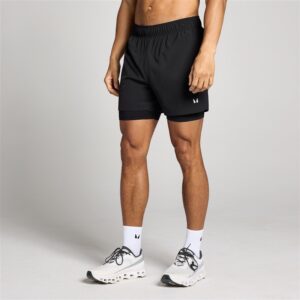 ŠORTAI TRENIRUOČIŲ VYRAMS MY PROTEIN JUODA 2IN1 M