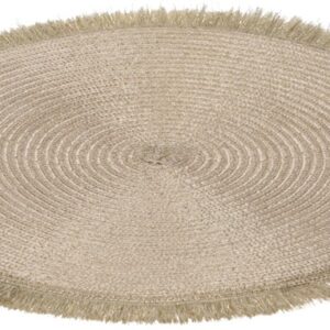 PLACEMAT WOVEN 35CM GOLD - Image 1