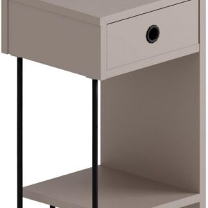 Naktinis staliukas Kalune Design Sirius Right, 30 x 32 x 61 cm, šviesiai ruda