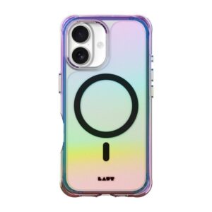 LAUT AERO HOLO mobiliojo telefono dėklas 16 cm (6.3") Multi spalvos, Permatomas