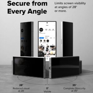 PRIVATUMĄ UŽTIKRINANTIS STIKLAS RINGKE COVER DISPLAY EASY SLIDE 360 2-PACK Samsung Galaxy Z FOLD 8 ULTRA PRIVACY - Image 9
