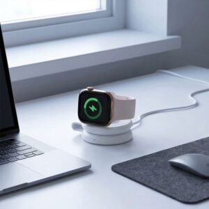Tech-Protect A55 2IN1 MAGNETINIS MagSafe BELAIDIS ĮKROVIKLIS 25W QI2.2 BALTAS - Image 10