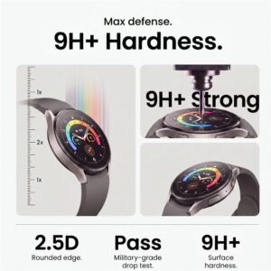 GRŪDINTAS STIKLAS Tech-Protect EASY SET+ 2-PACK SAMSUNG Samsung Galaxy WATCH 8 / 9 (40 MM) SKAIDRUS - Image 9