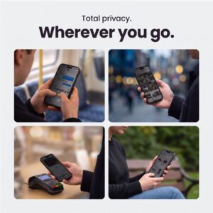PRIVATUMĄ UŽTIKRINANTIS STIKLAS TECH-PROTECT GLASS SPY+ 2-PACK Apple iPhone 18 PRO PRIVACY - Image 9