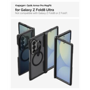 SPIGEN OPTIK ARMOR PRO MAGSAFE GALAXY Z FOLD 8 ULTRA JUODAS - Image 10