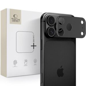 KAMEROS APSAUGA TECH-PROTECT CAMALLOY FIT+ Apple iPhone 18 PRO BLACK