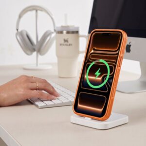 TECH-PROTECT MAGPRIME MAGSAFE CC Apple iPhone 17 PRO / 18 PRO MATINIS KOSMINĖS ORANŽINĖS SPALVOS DĖKLAS - Image 10