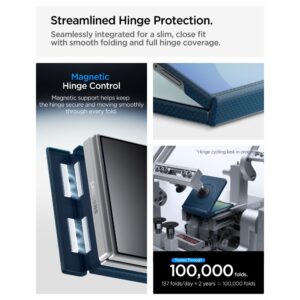 Spigen AirSkin Aramid MagSafe Samsung Galaxy Z FLIP 8 NAVY - Image 10