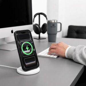 Tech-Protect MAGMAT MagSafe CC iPhone 17 PRO MAX / 18 PRO MAX JUODAS/SKAIDRUS - Image 10