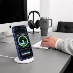 Tech-Protect MAGMAT MagSafe CC iPhone 17 PRO MAX / 18 PRO MAX TAMSIAI MĖLYNAS/SKAIDRUS - Image 10