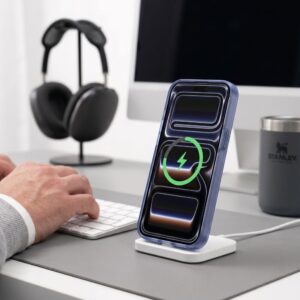 Tech-Protect MAGZERO MagSafe Apple iPhone 17 PRO / 18 PRO MATINIS TAMSIAI MĖLYNAS - Image 10