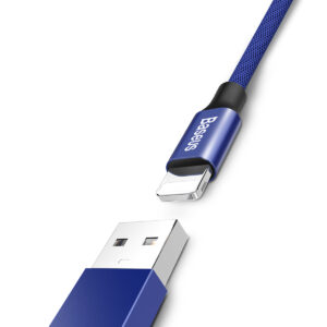Baseus laidas Yiven USB - Lightning 1,2 m 2A tamsiai mėlynas - Image 4