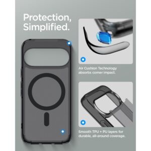 SPIGEN ULTRA HYBRID MAG MAGSAFE DĖKLAS GOOGLE PIXEL 11 PRO FROST BLACK - Image 8