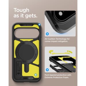 SPIGEN TOUGH ARMOR MAG MAGSAFE DĖKLAS GOOGLE PIXEL 11 PRO XL JUODAS - Image 11