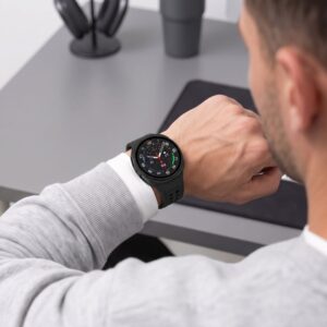 Tech-Protect DEFENSE 2-PACK SAMSUNG Samsung Galaxy WATCH 8 / 9 (40 MM) MATINIS JUODAS IR SKAIDRUS - Image 11