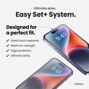 GRŪDINTAS STIKLAS Tech-Protect EASY SET+ 3-PACK Samsung Galaxy A27 5G CLEAR - Image 11
