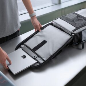 Tech-Protect DEFENDER S70 RYANAIR & WIZZAIR KELIONINĖ KUORINĖ NEŠIOJAMAM KOMPIUTERIUI 24L 40x30x20 URBAN GREY - Image 10
