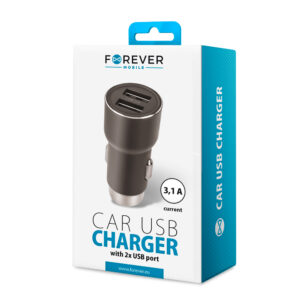 Automobilinis įkroviklis Forever CC-04 2x USB 3.1A juodas - Image 6
