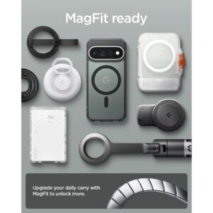 SPIGEN ULTRA HYBRID MAG MAGSAFE DĖKLAS GOOGLE PIXEL 11 PRO FROST BLACK - Image 9