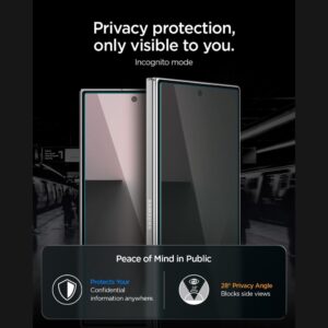 GRŪDINTAS STIKLAS Spigen GLAS.TR EZ FIT PRO 2-PACK Samsung Galaxy Z FOLD 7 / 8 ULTRA PRIVACY - Image 13