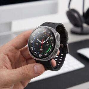 Tech-Protect DEFENSE 2-PACK SAMSUNG Samsung Galaxy WATCH 8 / 9 (40 MM) MATINIS JUODAS IR SKAIDRUS - Image 13