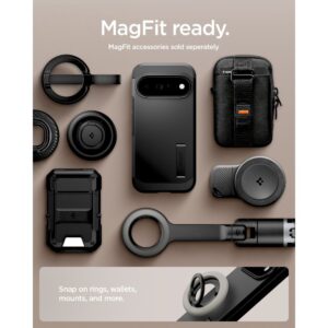 SPIGEN TOUGH ARMOR MAG MAGSAFE DĖKLAS GOOGLE PIXEL 11 PRO JUODAS - Image 13