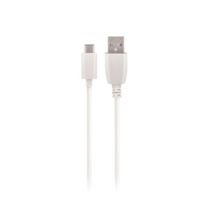 Maxlife laidas USB - USB-C 1,0 m 1A baltas