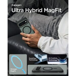 SPIGEN ULTRA HYBRID MAG MAGSAFE DĖKLAS GOOGLE PIXEL 11 PRO FROST BLACK - Image 11