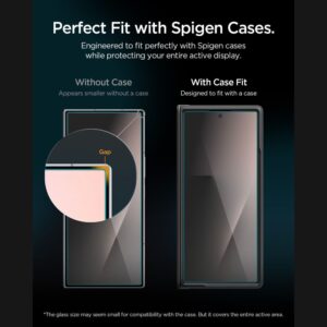 GRŪDINTAS STIKLAS Spigen GLAS.TR EZ FIT PRO 2-PACK Samsung Galaxy Z FOLD 7 / 8 ULTRA PRIVACY - Image 15